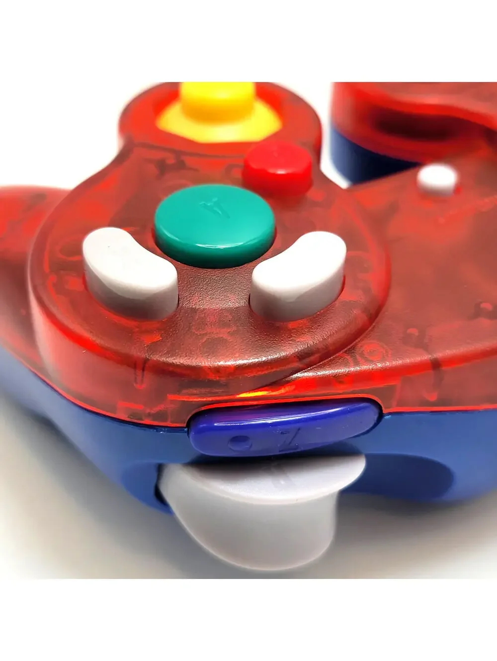 Nintendo GameCube Controller Game Pad For NGC - Wii Console - Plumber Red & Blue